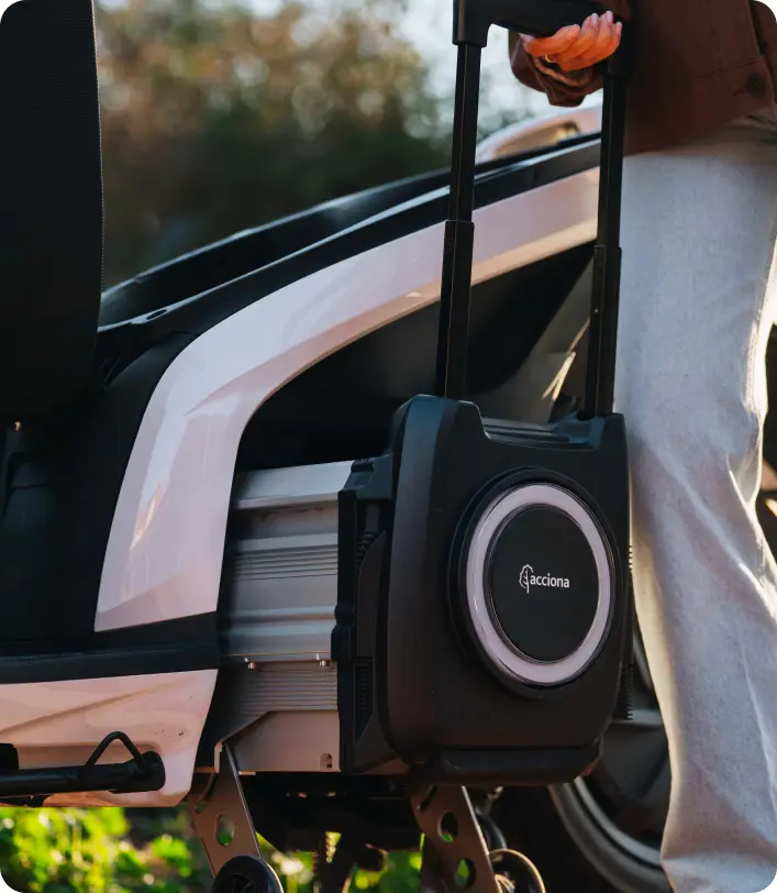 Prenez la batterie avec vous et chargez-la où vous voulez